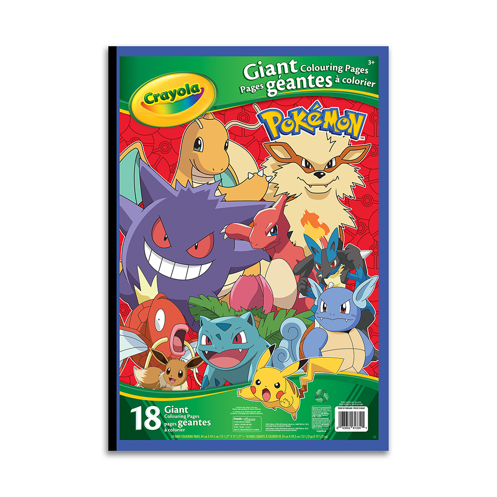 Crayola Giant Coloring Pages Pokemon