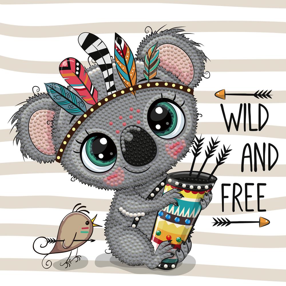 DOTZ BOX - Wild & free -Medium (Diamond Dotz)
