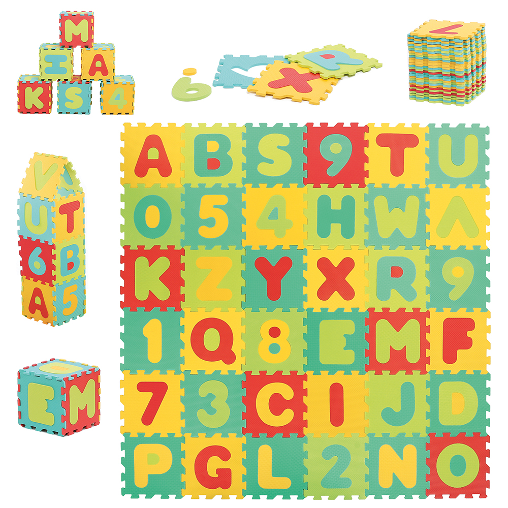 Ludi Tapis En Mousse Lettres Et Chiffres 36 Pieces Ludi France