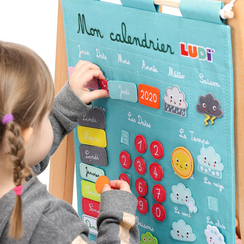 LUDI - Calendrier d'apprentissage Bleu Version française (Ludi France)