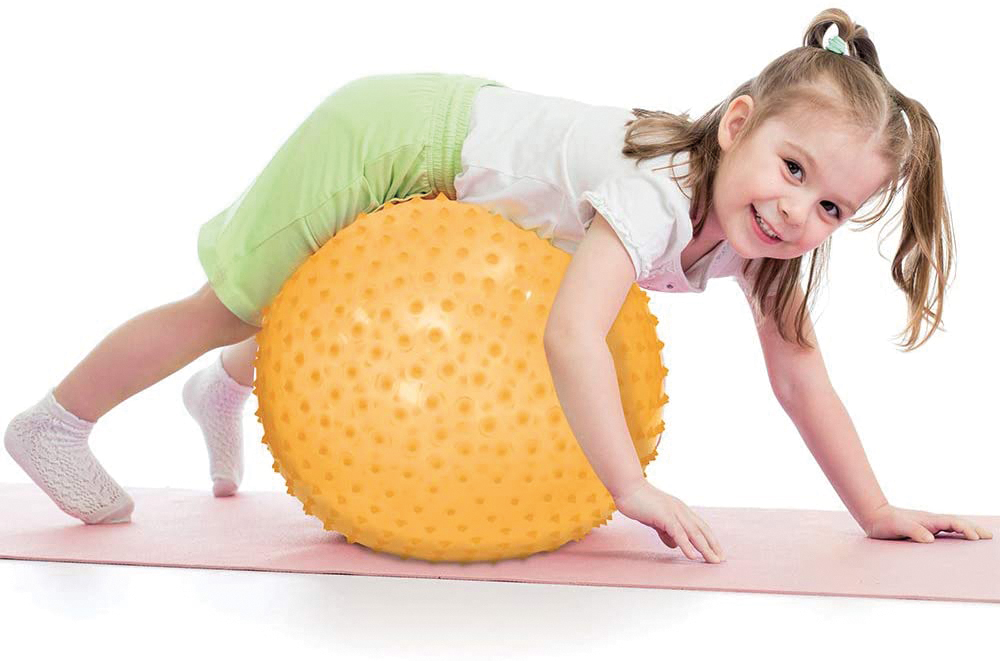 LUDI XXL Gym Ball 45 cm Yellow Ludi France