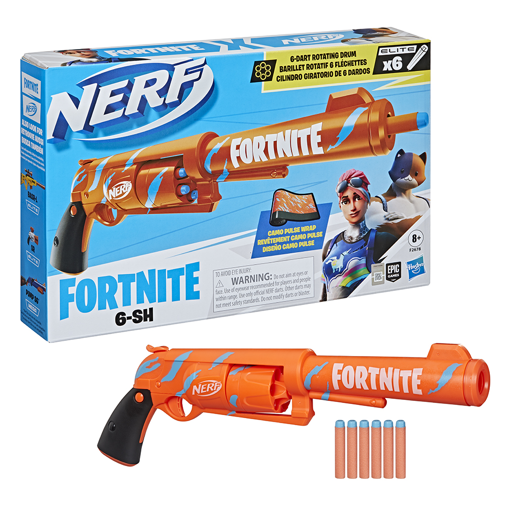 Nerf Fortnite Six Shooter (Hasbro Canada)