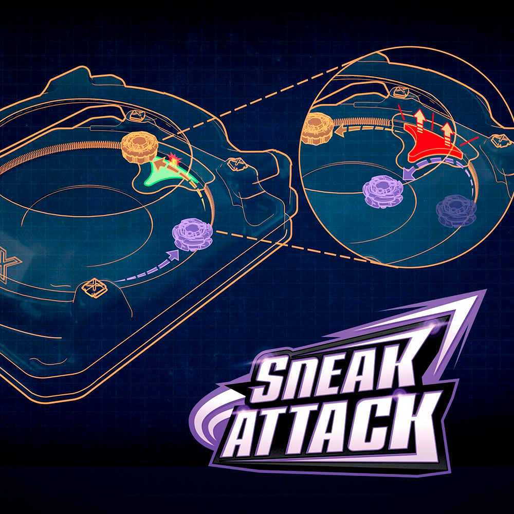Beyblade X - Sneak Attack Battle Set (Hasbro Canada)