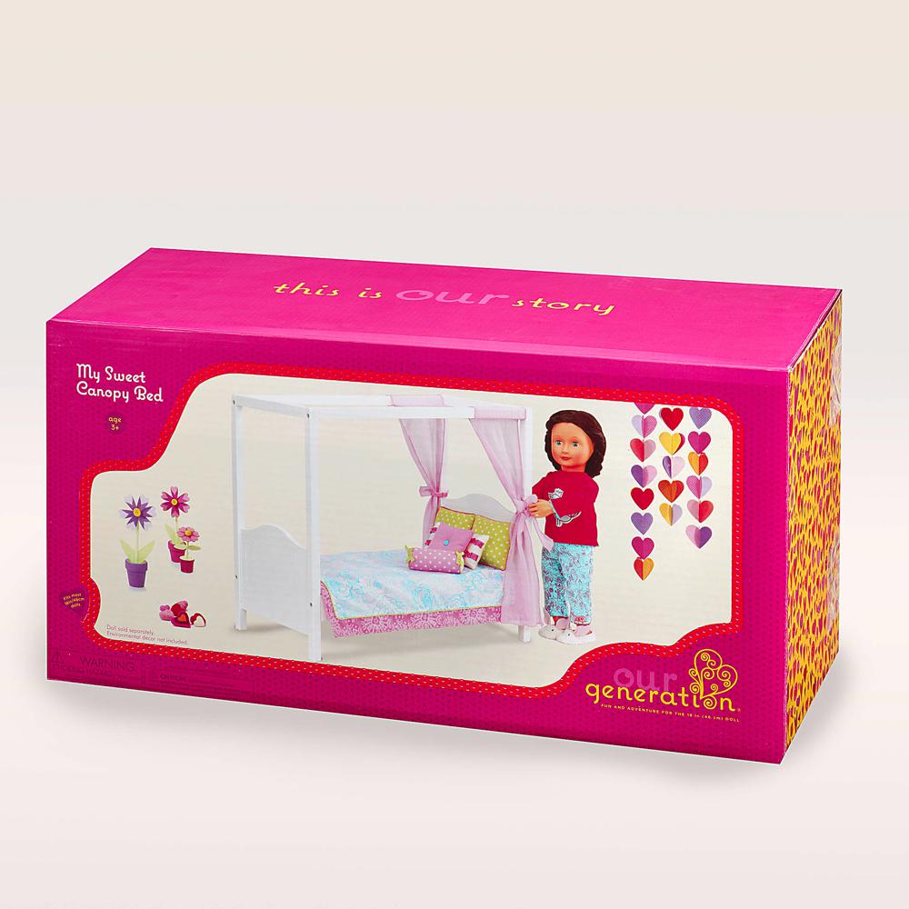 my sweet canopy bed our generation