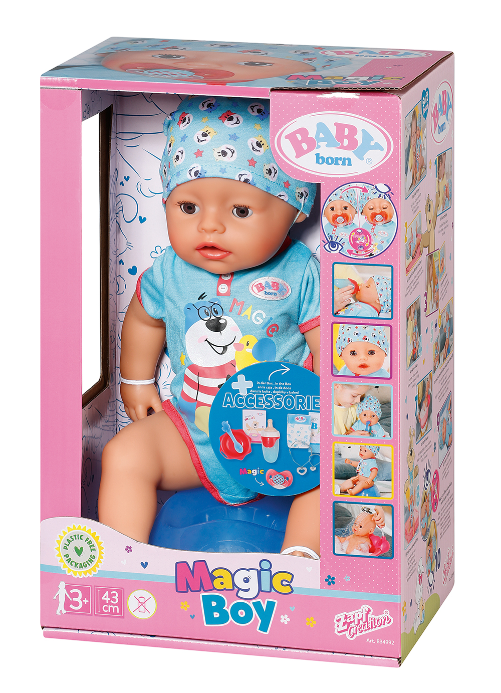 Baby Born Trend Casuals 43 Cm – Tinta Unita, Vestito Da Notte Blu Per Bambola 36 Cm