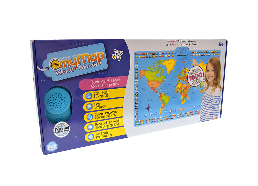 Mappemonde Interactive Mymap Version Bilingue Zanzoon